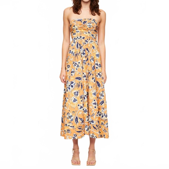 NEW A.L.C. Tate Strapless Midi Dress Size 8